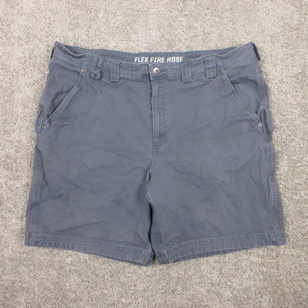 Duluth Shorts‎ Mens 42 Gray DuluthFlex Fire Hose Carpenter Short 9" Workwear